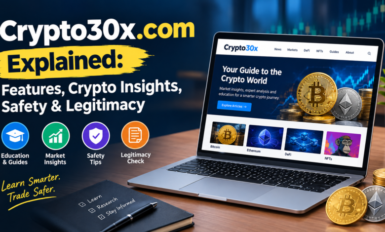 Crypto30x.com Explained: Features, Crypto Insights, Safety & Legitimacy